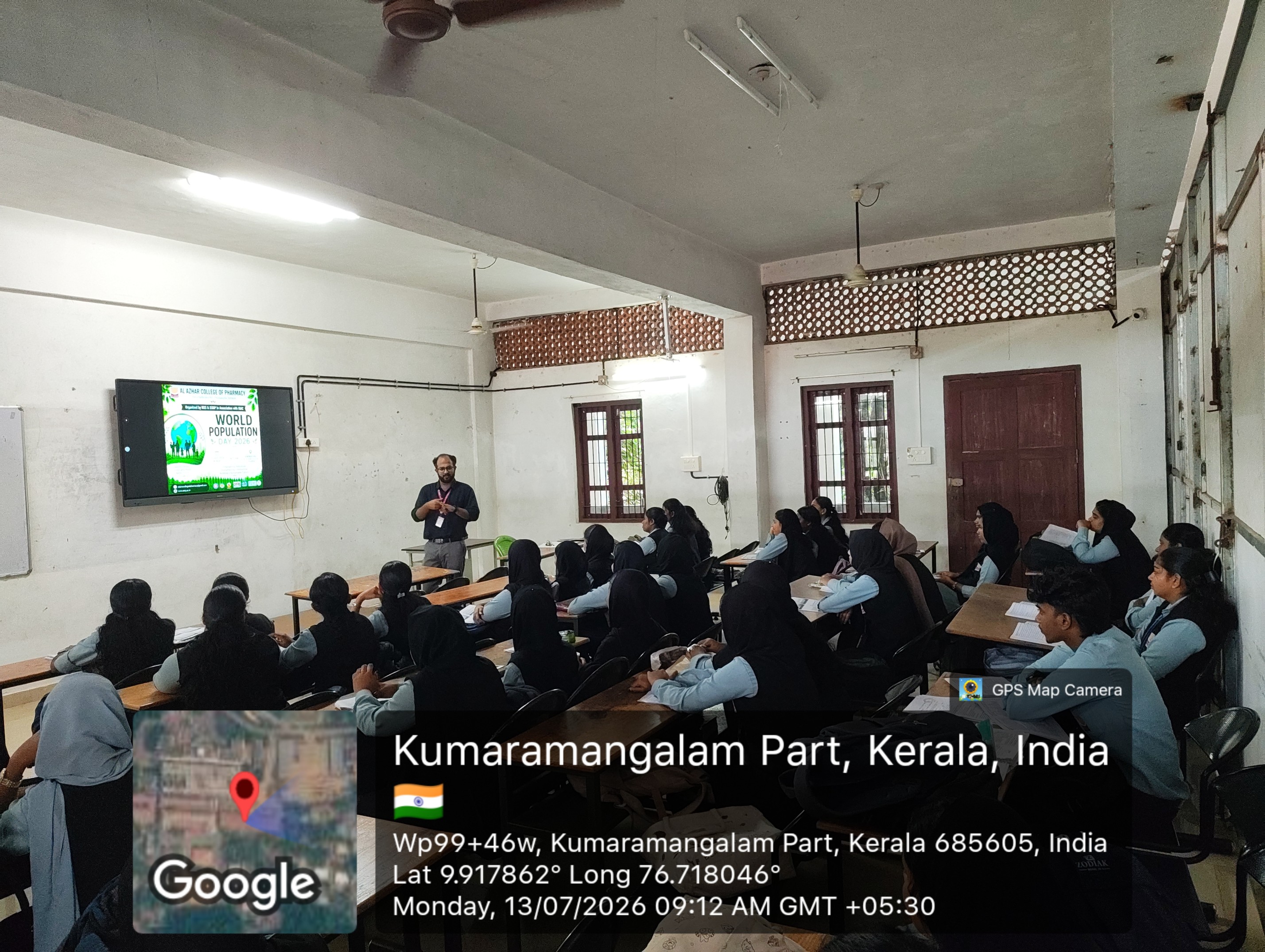 delivering session by Mr. Arun Chandramohan