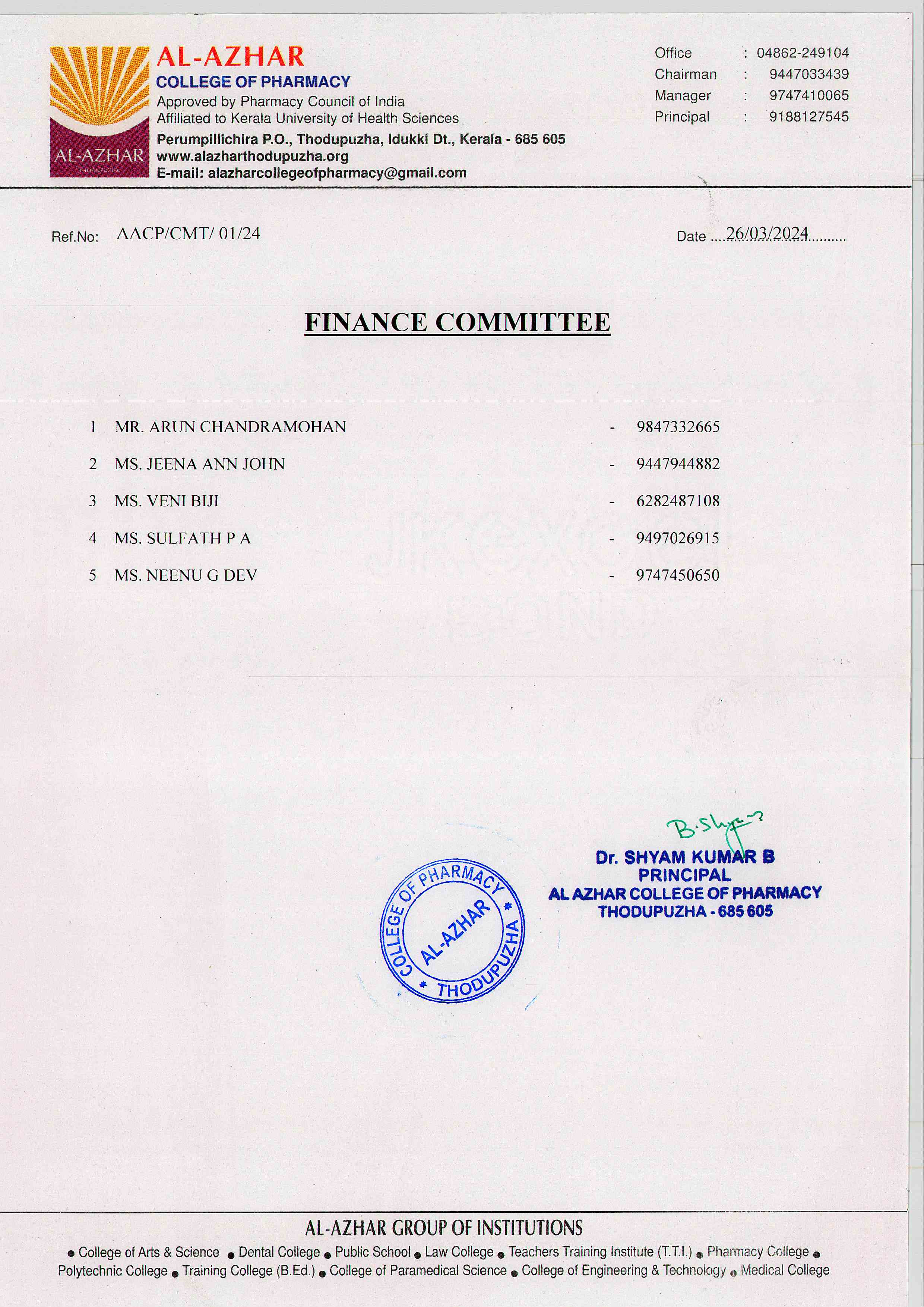 Finance Committee