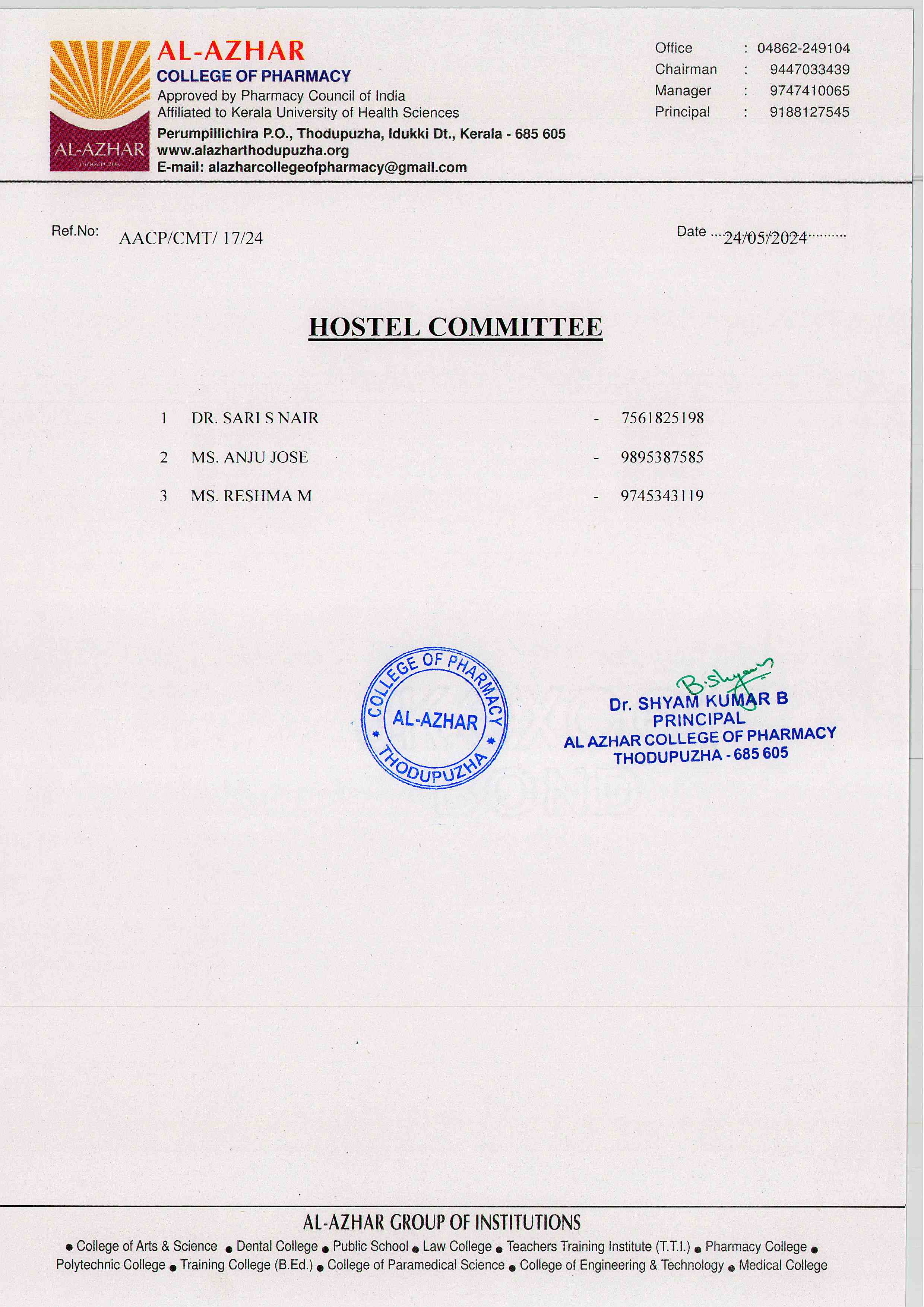 Hostel Committee