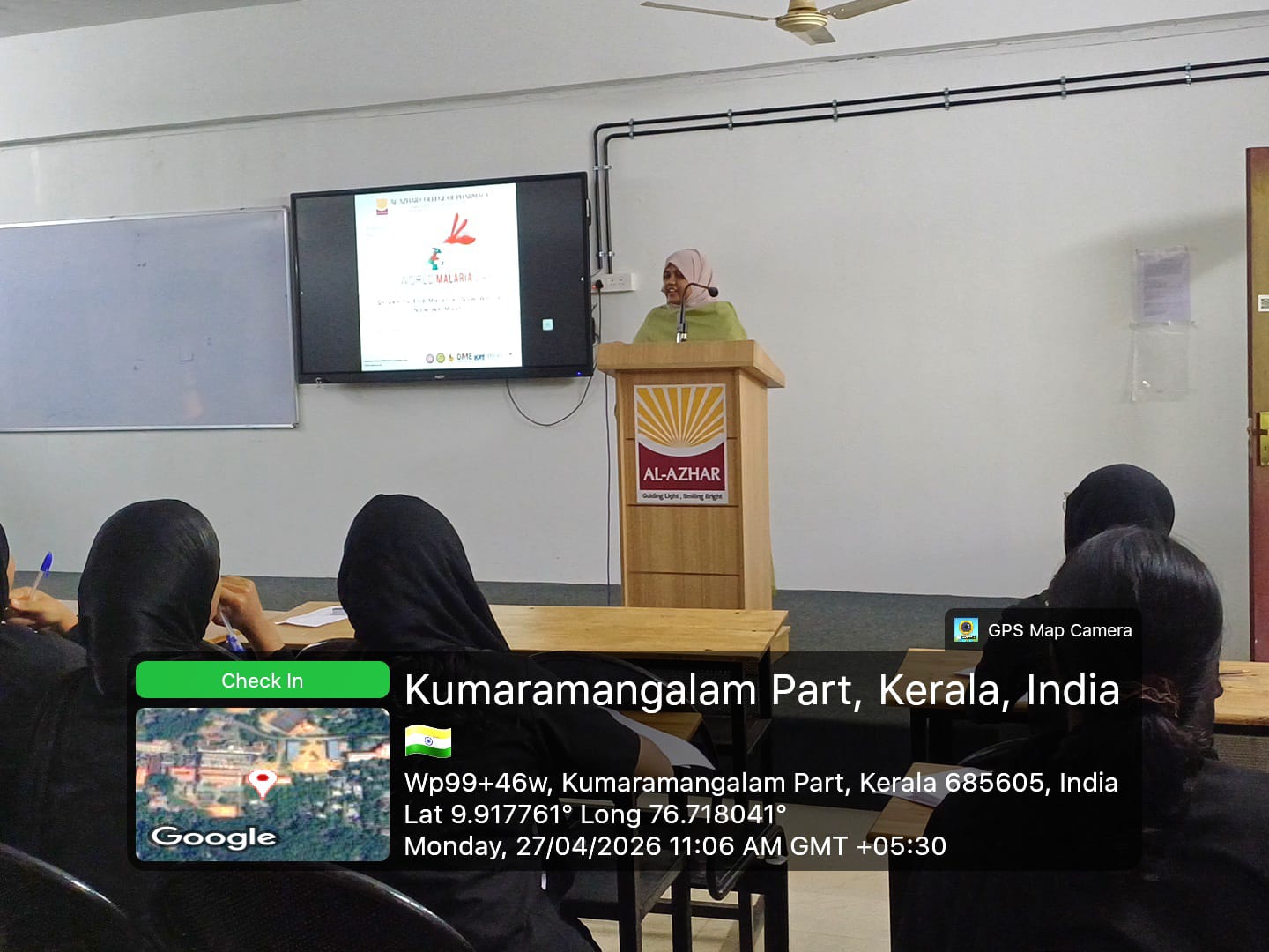 Ms. Nesni M Makkar interacting with students
